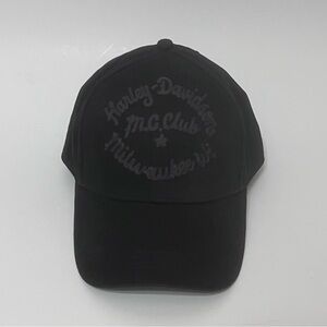 Harley Davidson Adjustable Baseball Cap Club Crew Milwaukee Wisconsin